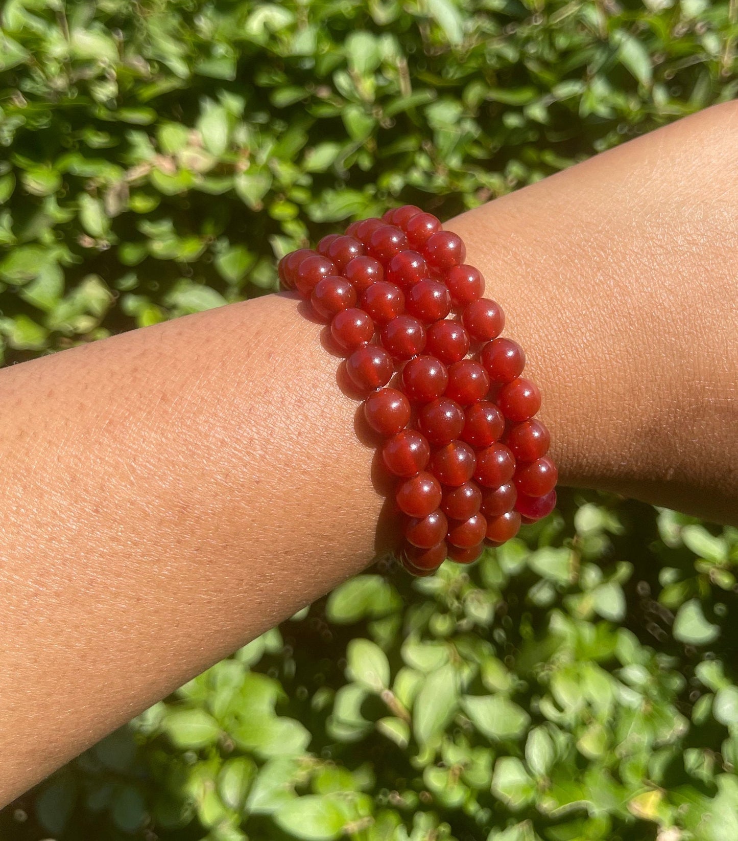 Dark Red Carnelian Bracelet