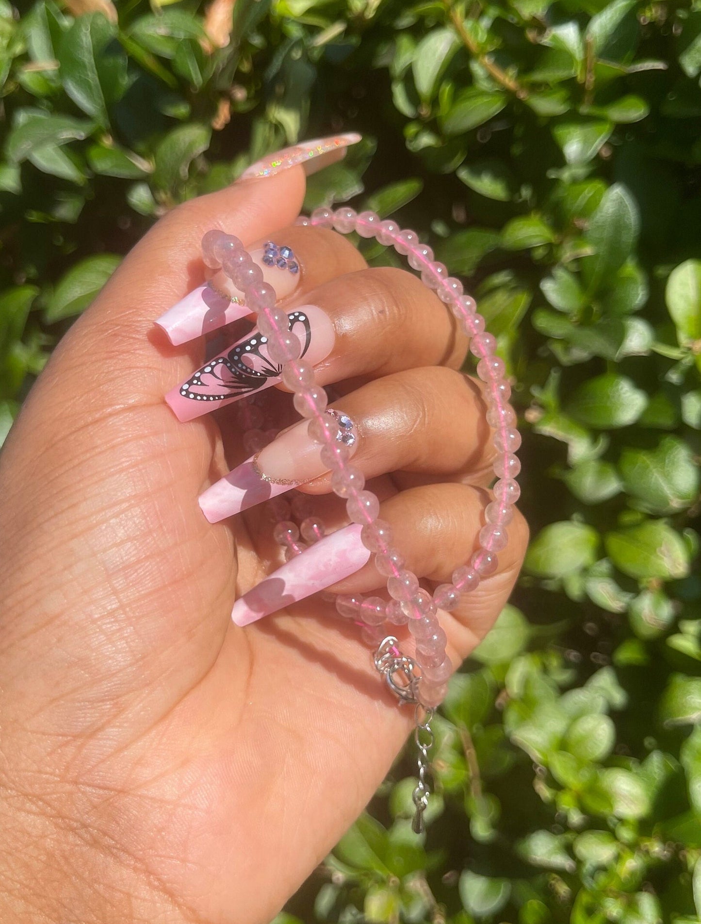 Strawberry Quartz Necklace