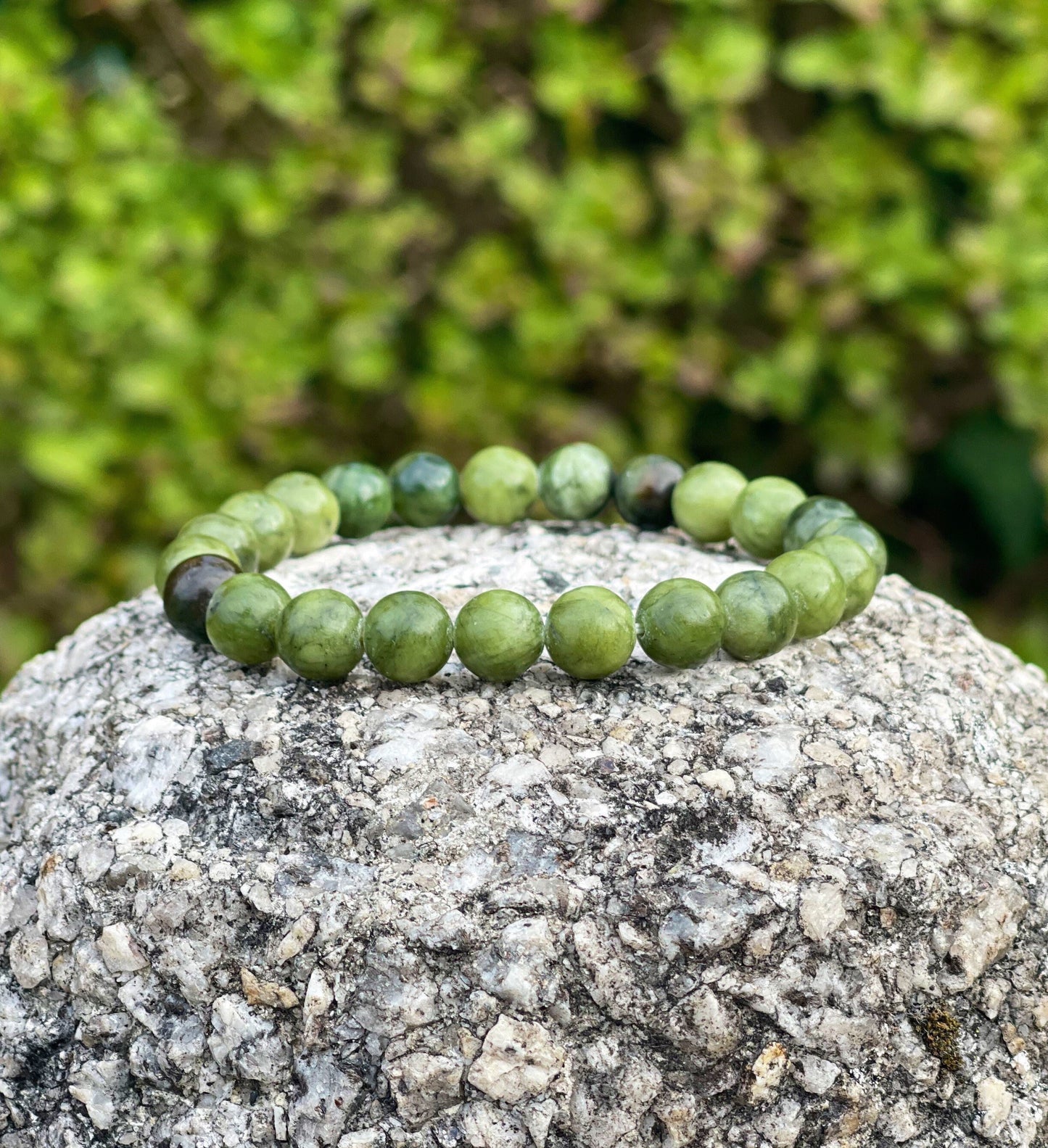 Chinese Green Jade Bracelet