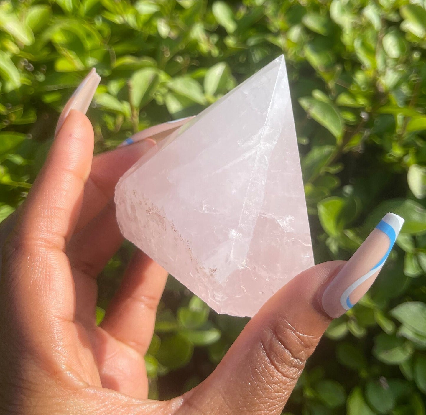 Rose Quartz Half Polished Point, Crystal Tower, Crystal Pyramid, Home Decor, Big Crystals, Natural Gemstones, Crystal Gift, Chakra Healing