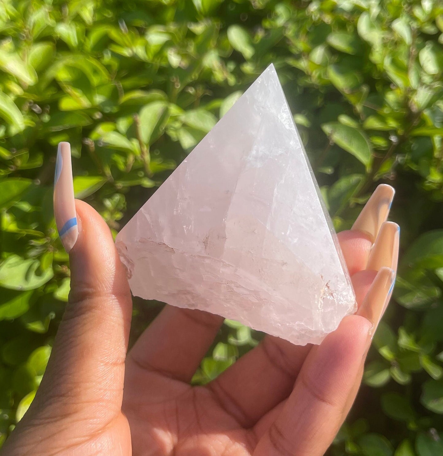 Rose Quartz Half Polished Point, Crystal Tower, Crystal Pyramid, Home Decor, Big Crystals, Natural Gemstones, Crystal Gift, Chakra Healing