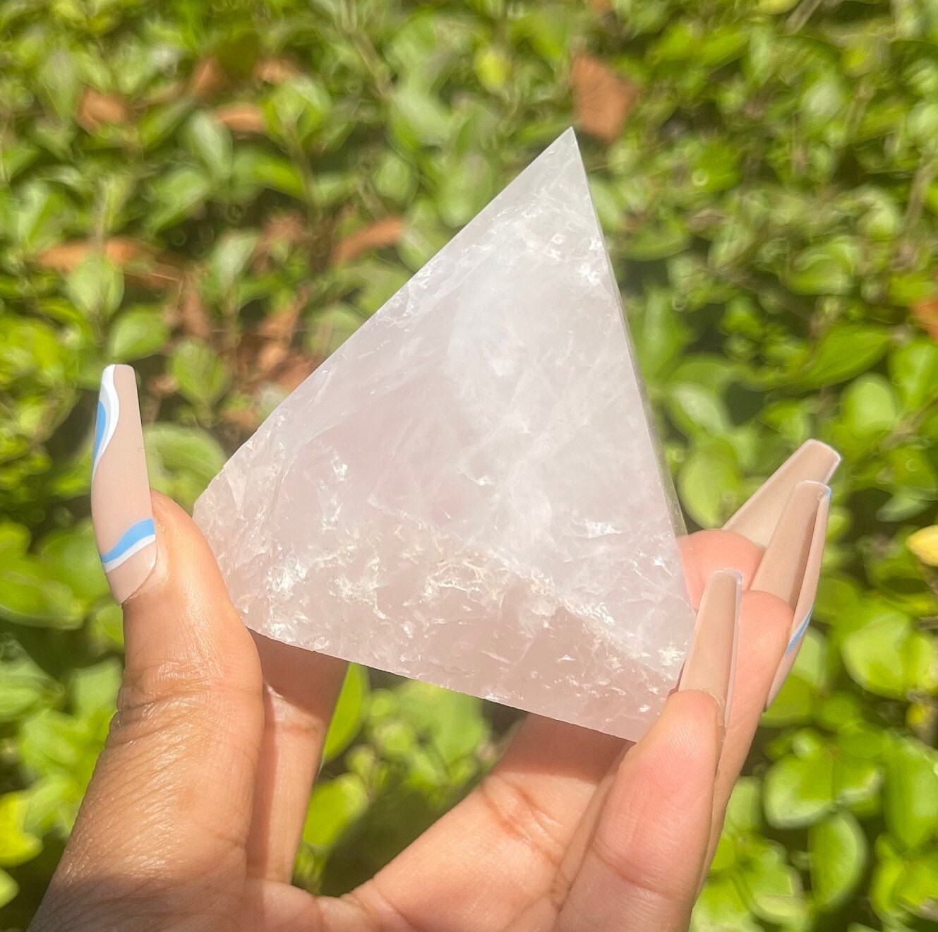 Rose Quartz Half Polished Point, Crystal Tower, Crystal Pyramid, Home Decor, Big Crystals, Natural Gemstones, Crystal Gift, Chakra Healing