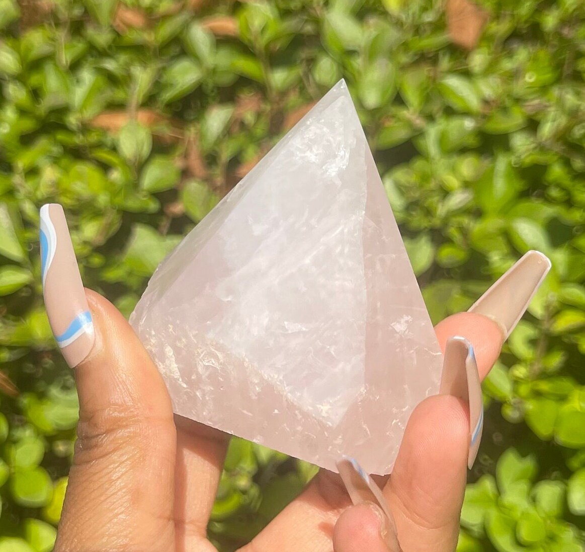 Rose Quartz Half Polished Point, Crystal Tower, Crystal Pyramid, Home Decor, Big Crystals, Natural Gemstones, Crystal Gift, Chakra Healing