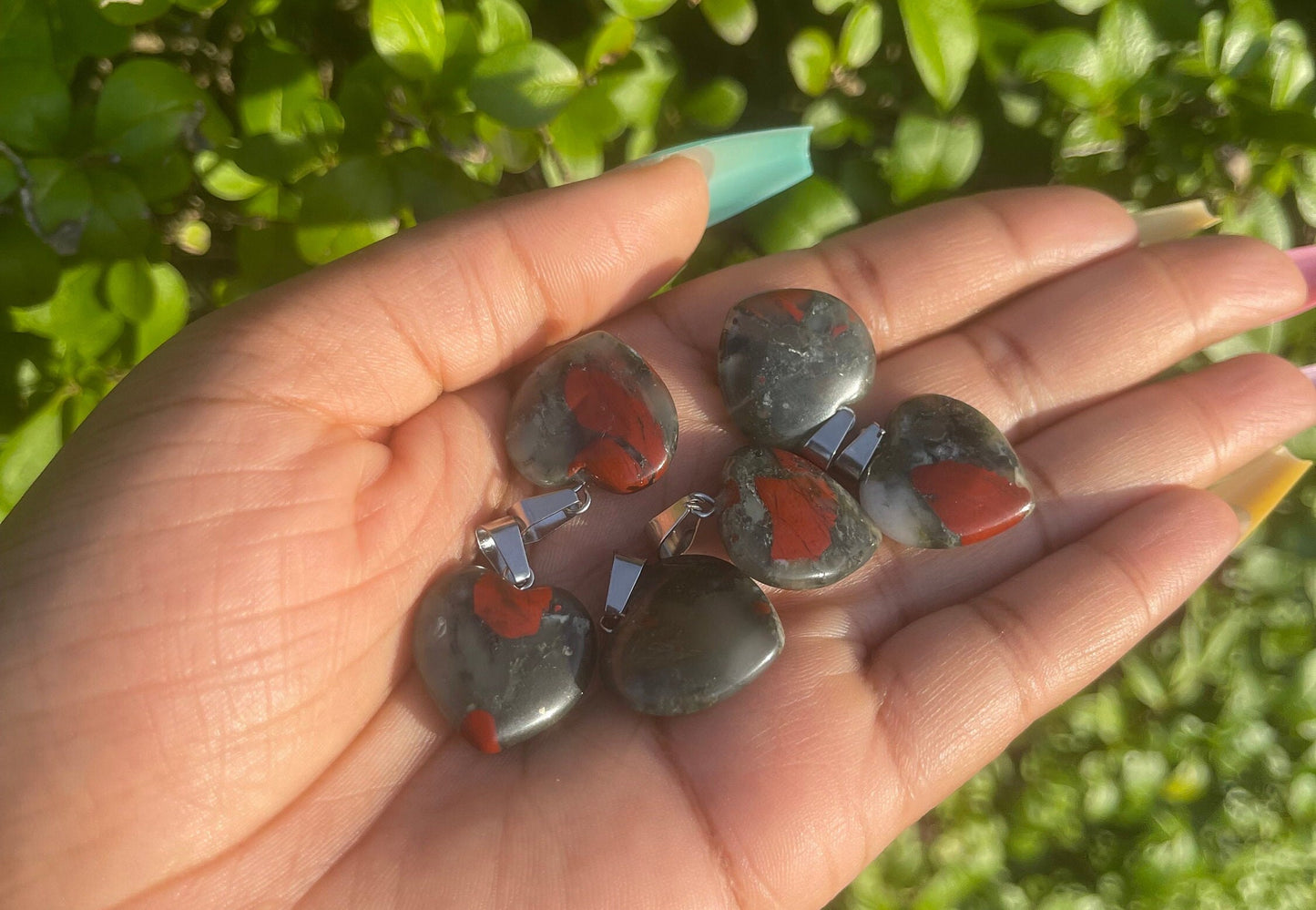 African Bloodstone Necklace