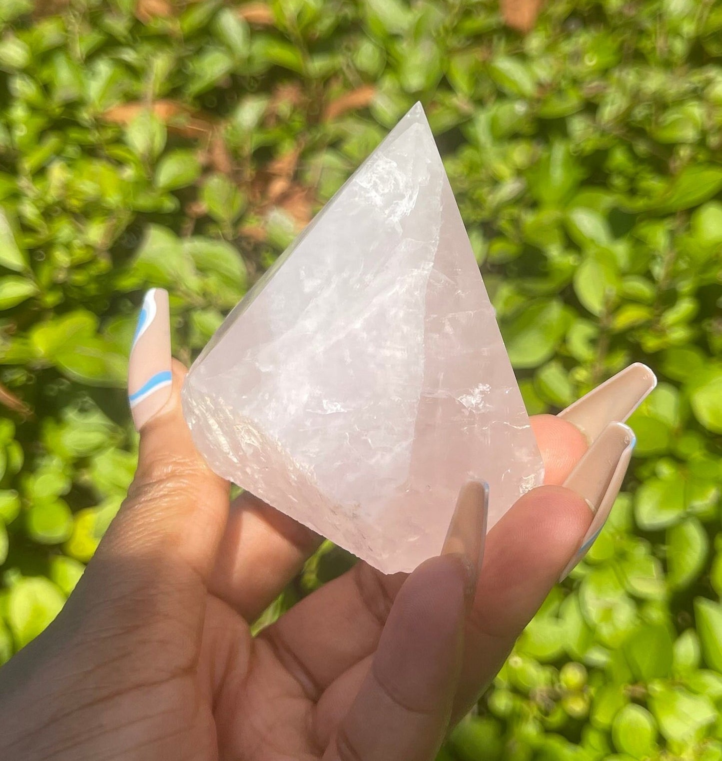 Rose Quartz Half Polished Point, Crystal Tower, Crystal Pyramid, Home Decor, Big Crystals, Natural Gemstones, Crystal Gift, Chakra Healing