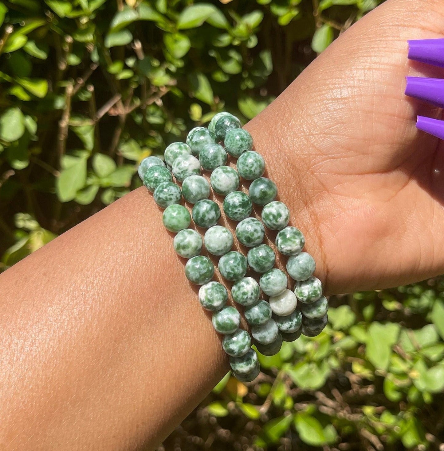 Green Spot Jasper Bracelet