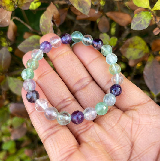 Faceted Fluorite Bracelet