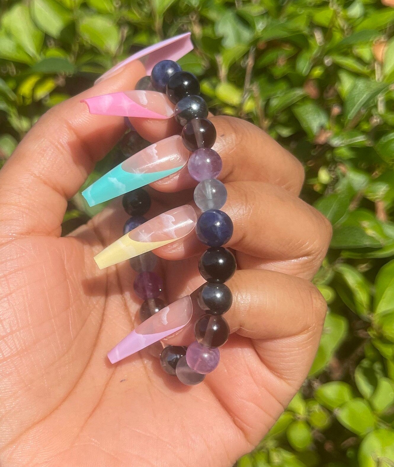 Mercury Retrograde Bracelet, Grounding Clarity Support, Gemstone Bracelet, Crystal Natural Beads, Calm and Soothing, Hematite, Amethyst