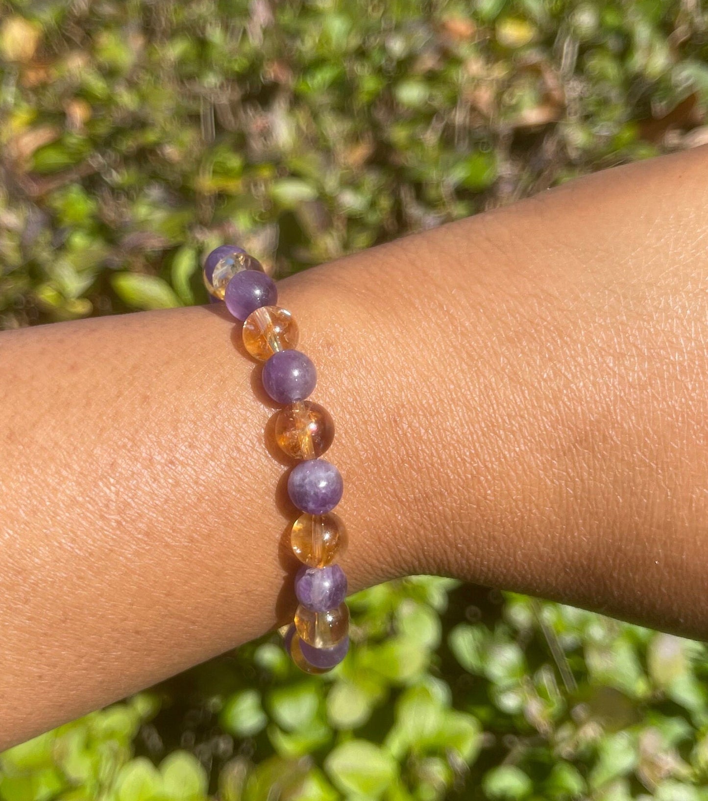 Amethyst & Citrine Bracelet