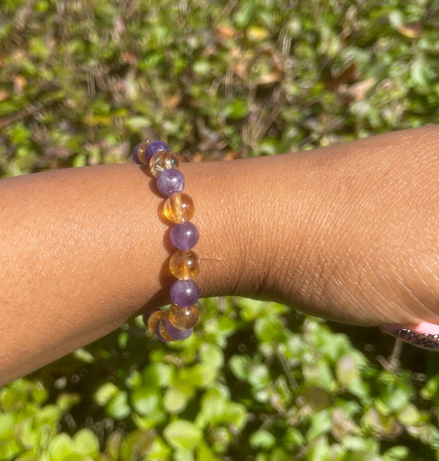 Amethyst & Citrine Bracelet