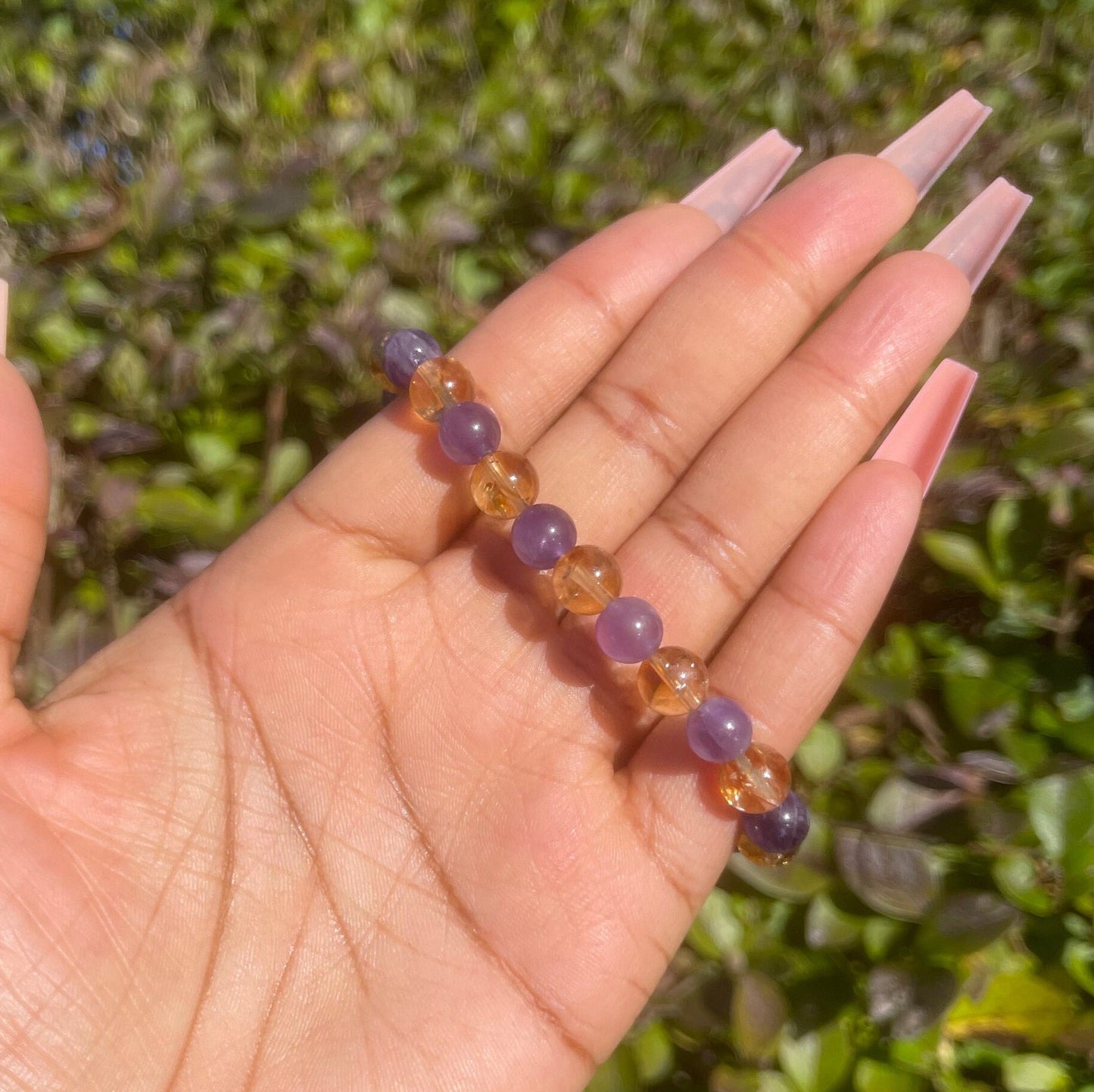 Amethyst & Citrine Bracelet