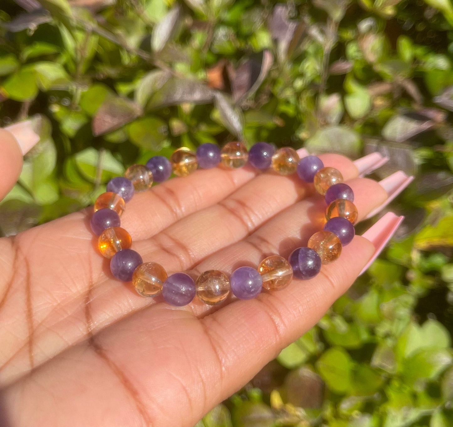 Amethyst & Citrine Bracelet