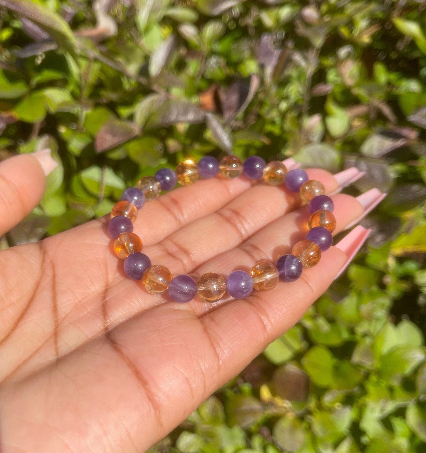 Amethyst & Citrine Bracelet