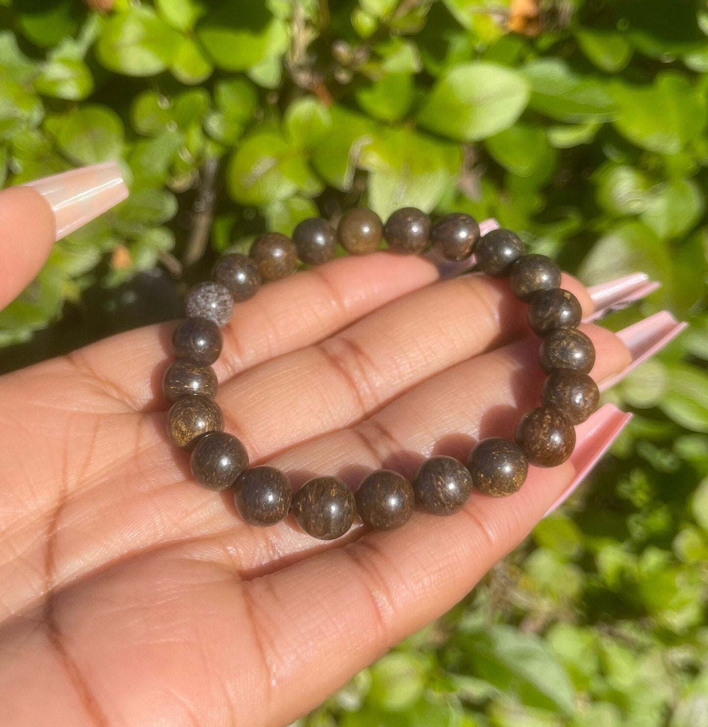 Natural Bronzite Bracelet, Beads Bracelet, Chakra Healing Energy Crystals, Gemstone Bracelet, Crystal Bracelet, Courage, Protection Jewelry