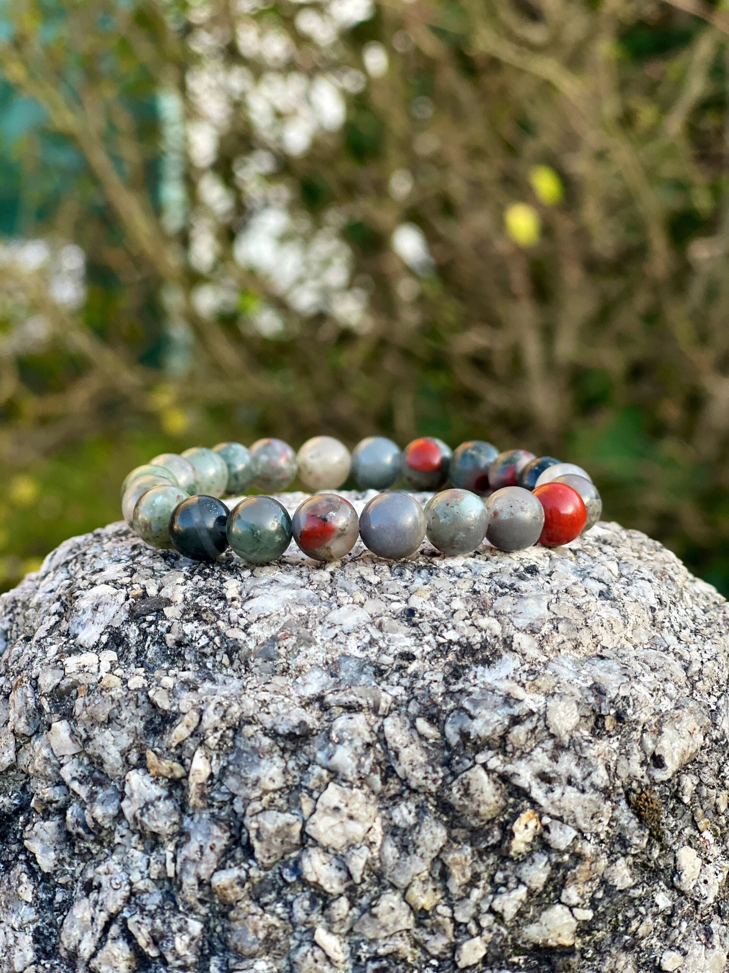 African Bloodstone Bracelet