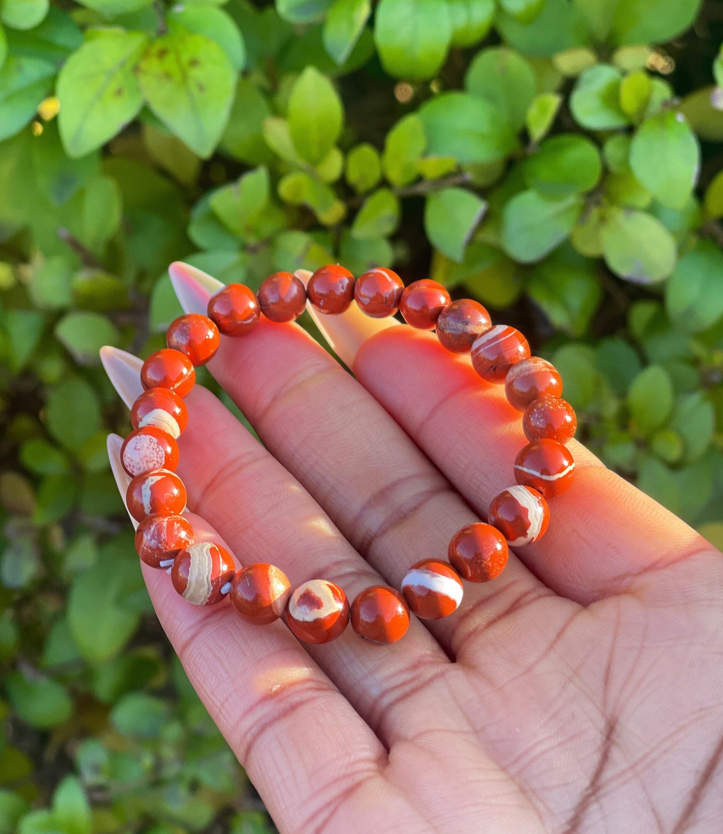 Banded Red Jasper Bracelet