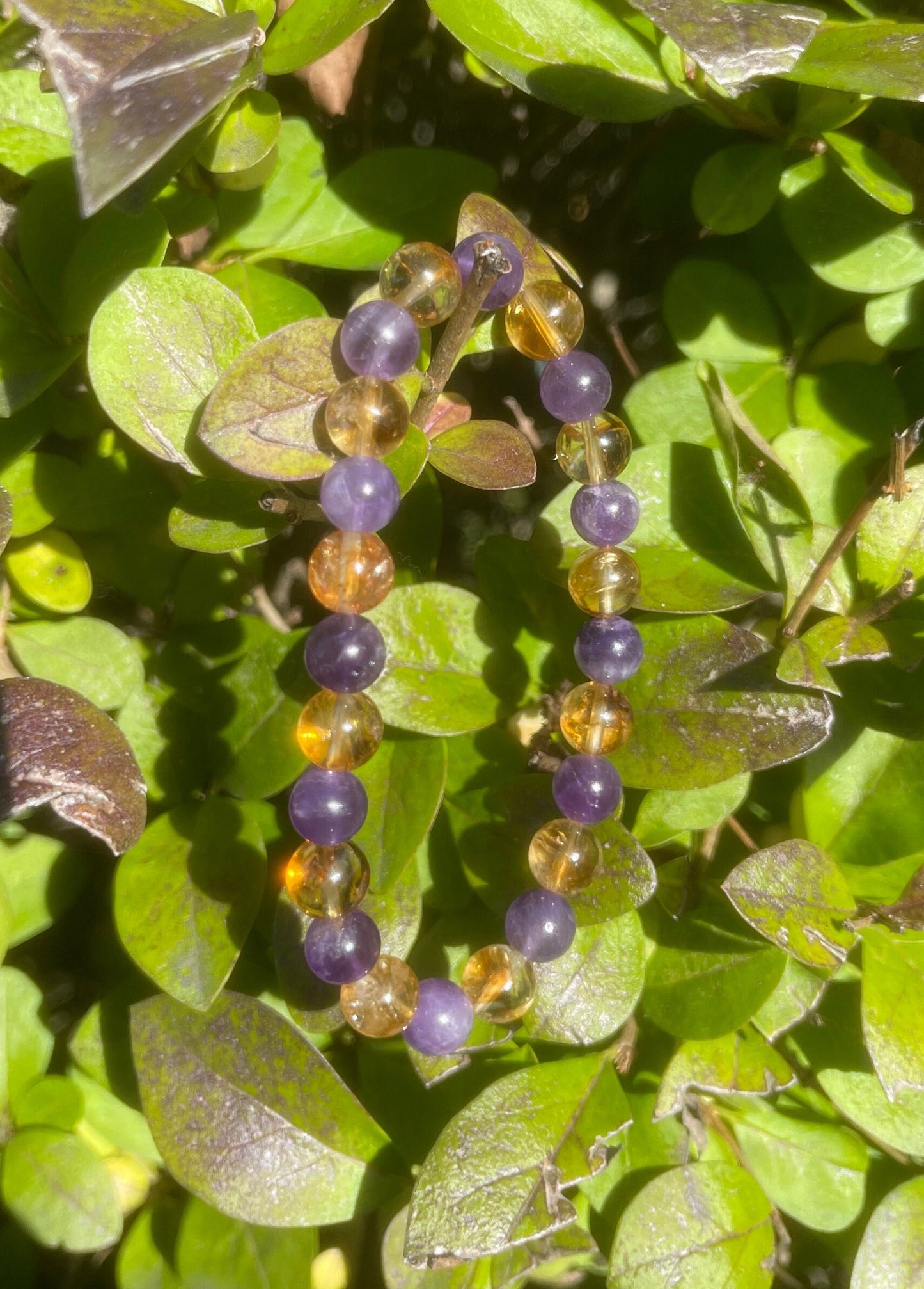 Amethyst & Citrine Bracelet