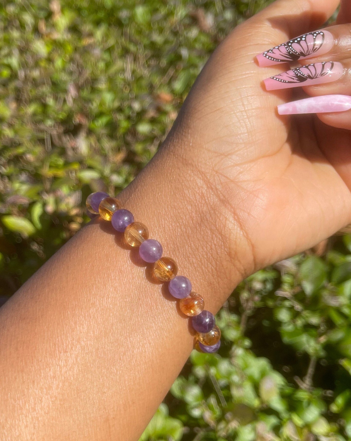 Amethyst & Citrine Bracelet